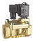 1 Inch Automatic Bistable Latching Solenoid Valve Pilot Operated Brass