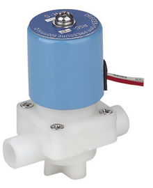 Mini valve coupée automatique de RO, vanne électromagnétique en plastique de l'eau à action directe
