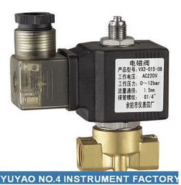 Vanne électromagnétique de manière de l'acier inoxydable 3 normalement ouverte, haute pression 1/4